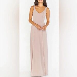 Show Me Your Mumu Jenn Maxi Dress Medium Show Me the Ring Nude Blush